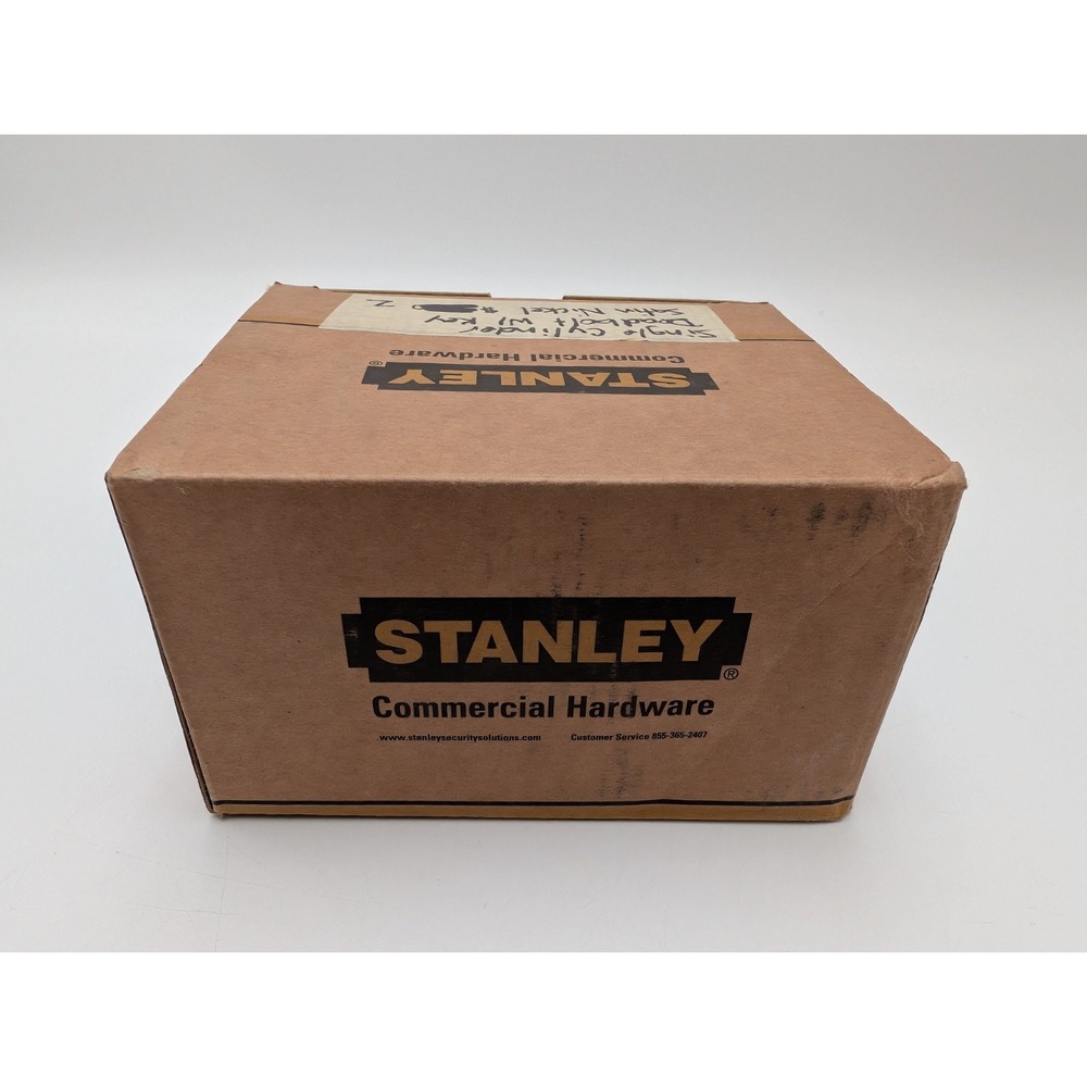 Stanley Commercial Hardware Commercial Single Cylinder Auxiliary Door Deadbolt